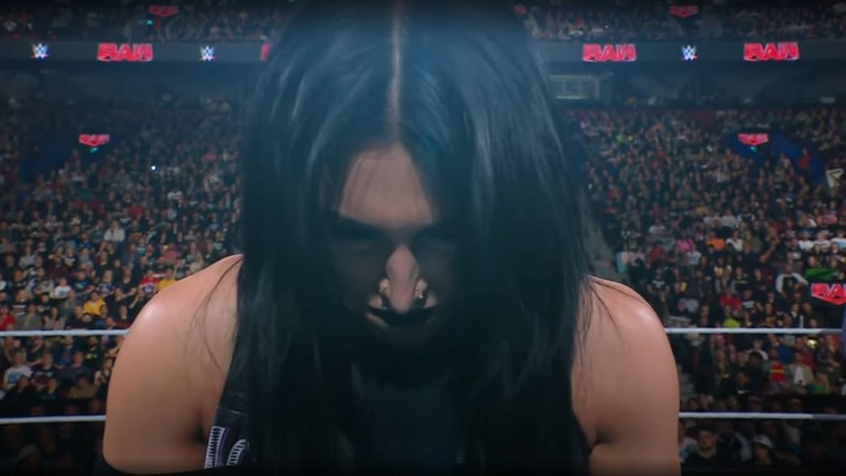 Rhea Ripley relinquishes the World Heavyweight Championship on WWE Raw